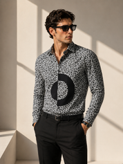 Printed shirt with an edge