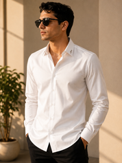 Classic White  Fit shirt