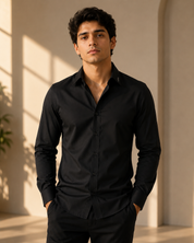 Classic black Fit shirt