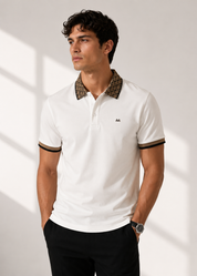 Signature White Polo