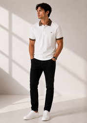 Signature White Polo