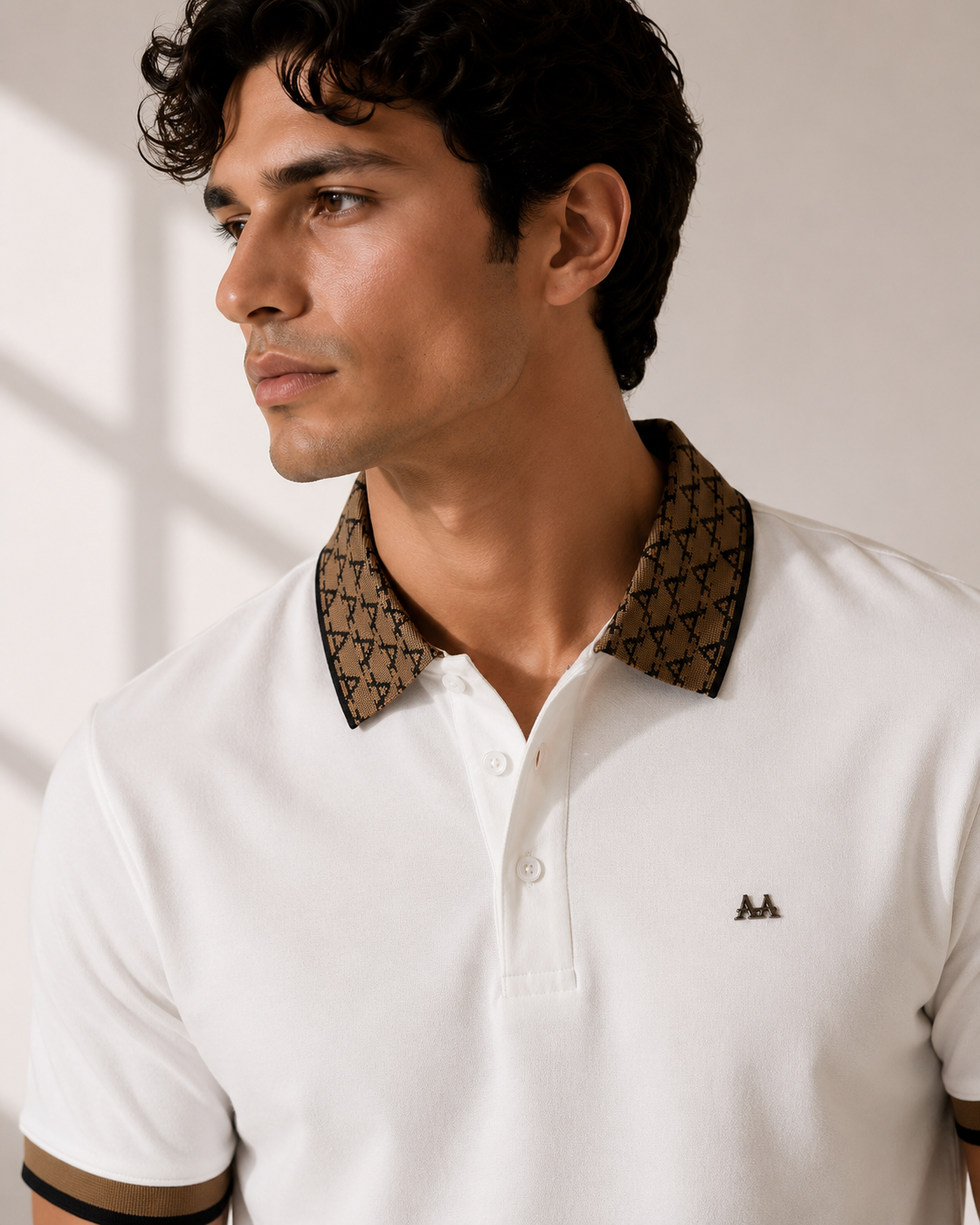 Signature White Polo