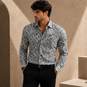 Aachari Classic White Floral Shirt