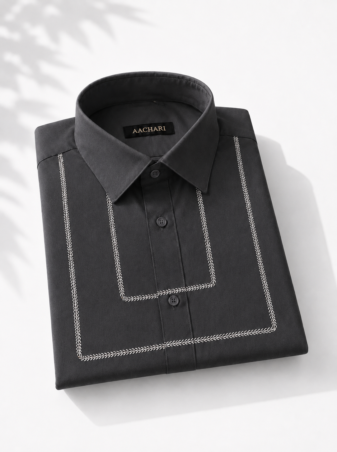 Layered Embroidery Shirt
