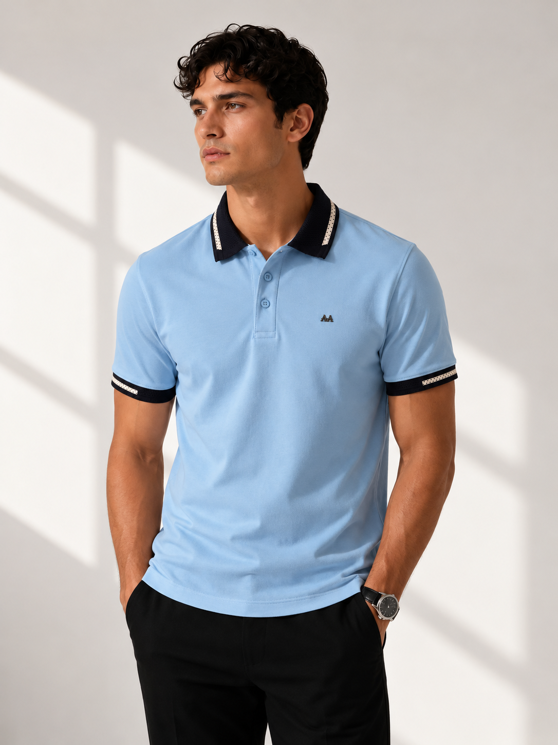 Sky Blue  polo