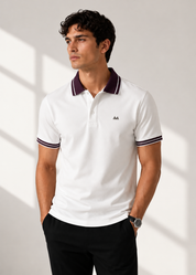 Wine trim polo
