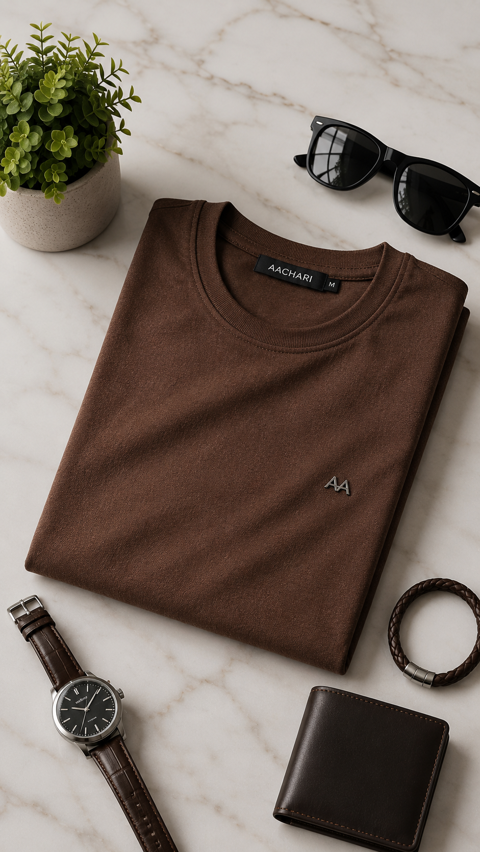 Brown regular tshirt