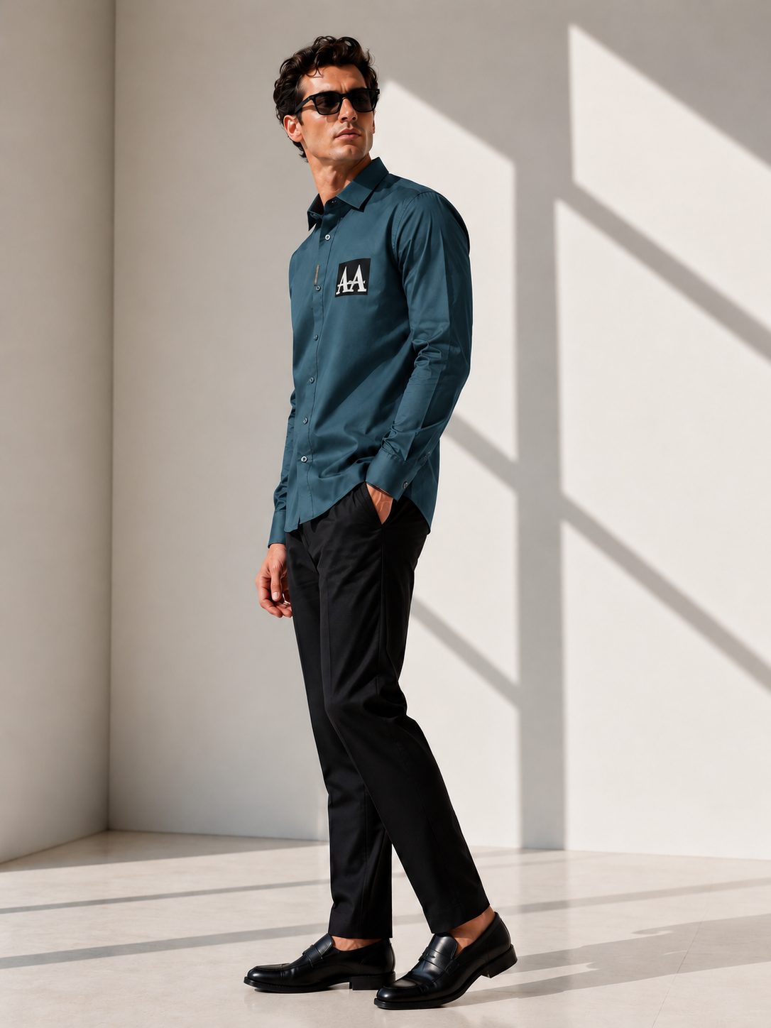 Timeless Elegant green Shirt