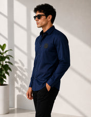 Navy Blue Signature Casual Shirt
