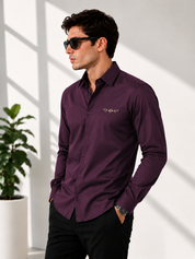Redefined Men's Wine Shirt