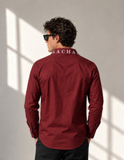 Maroon Full Sleeves Shirt