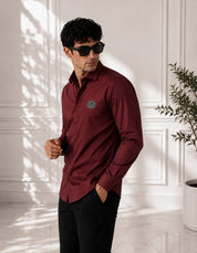 Classic Maroon Luxury Shirt