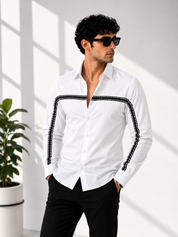 Strip over shirt