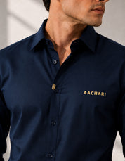 Signature Spark Navy blue Shirt