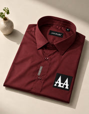 Timeless Elegant Maroon Shirt