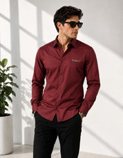 Redefined Men's Maroon Shirt