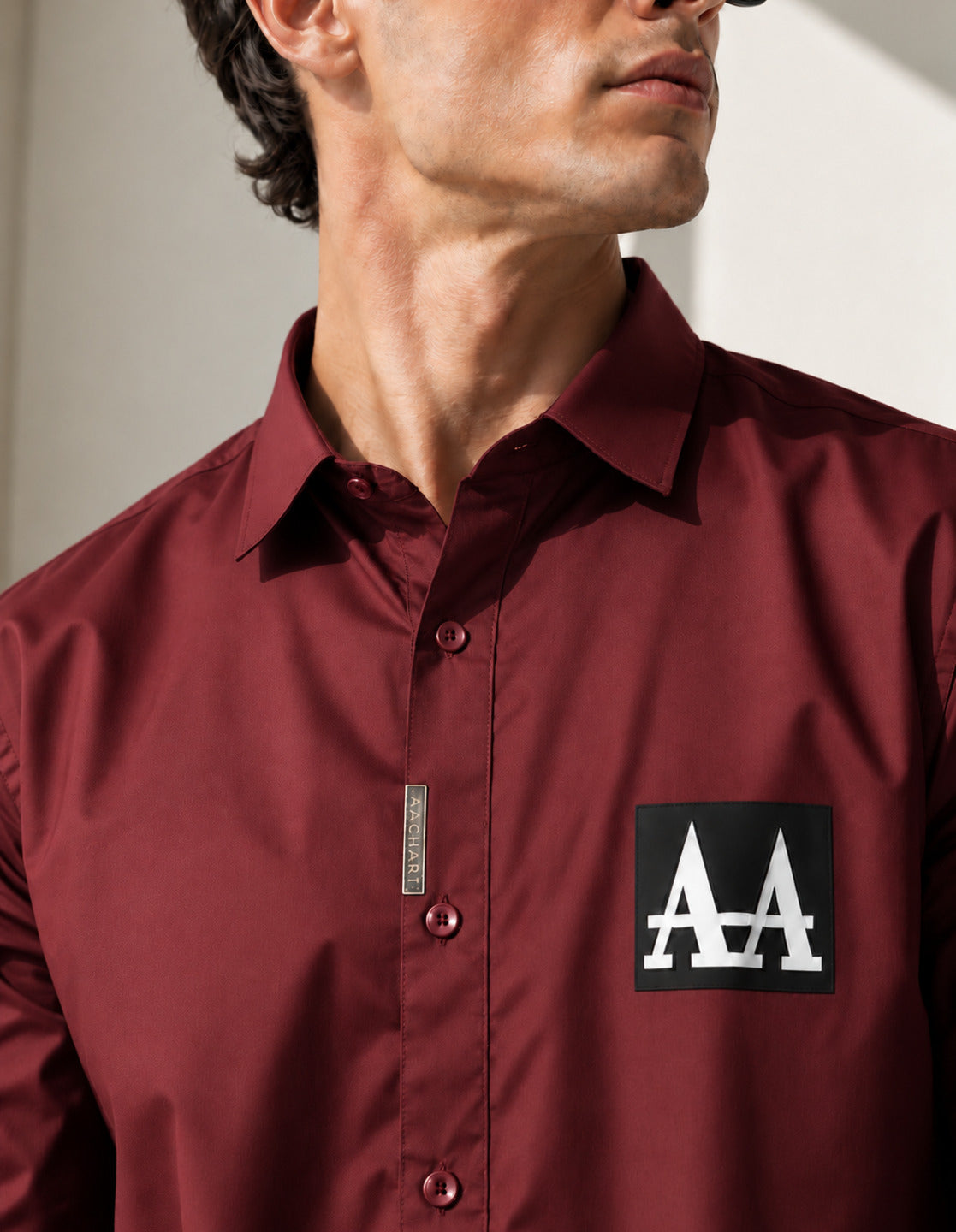 Timeless Elegant Maroon Shirt