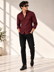 Signature classic Maroon shirt