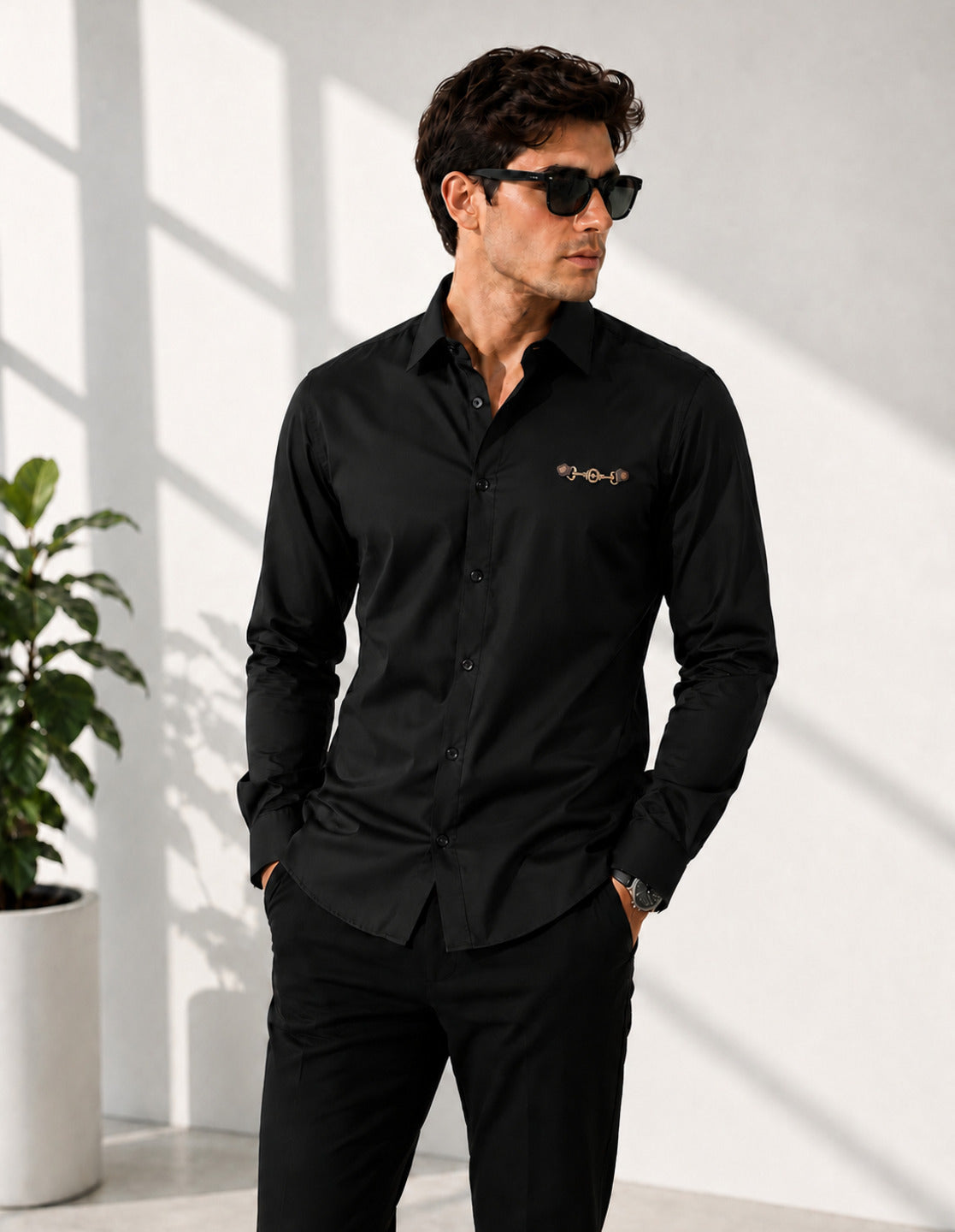 Redefined Men's Black Shirt