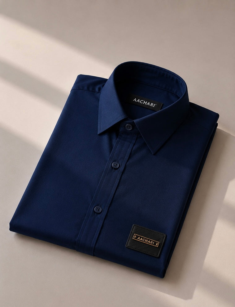 Full Sleeve Navy blue Shirt