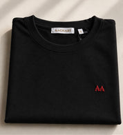 Classic Initial Black Tee