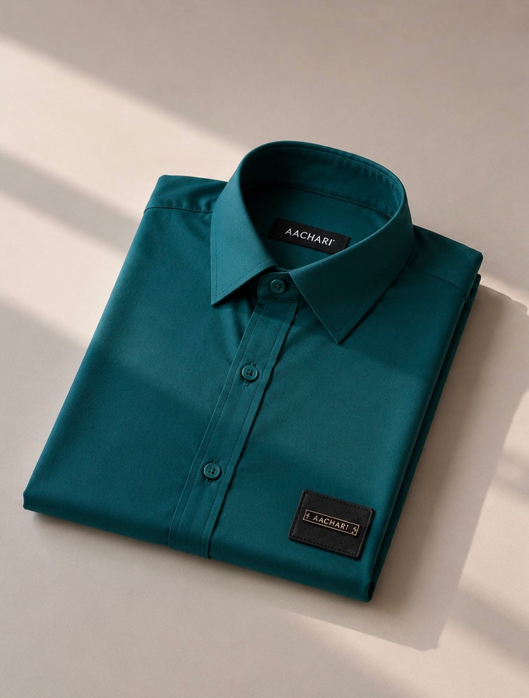 Full Sleeve Teal Shirt