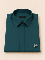 Green Full Sleeves Shirt