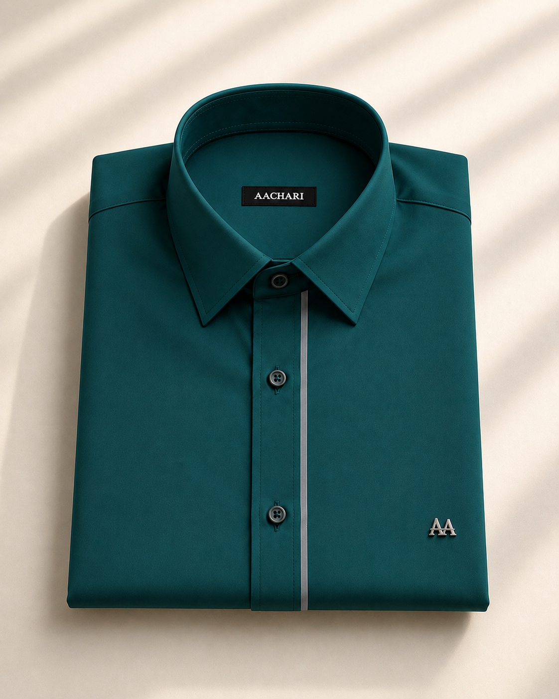 Grey Strip Classic Teal Shirt