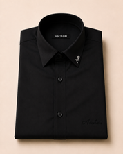 Slim Fit All Black Shirt