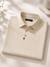 Beige Signature Polo