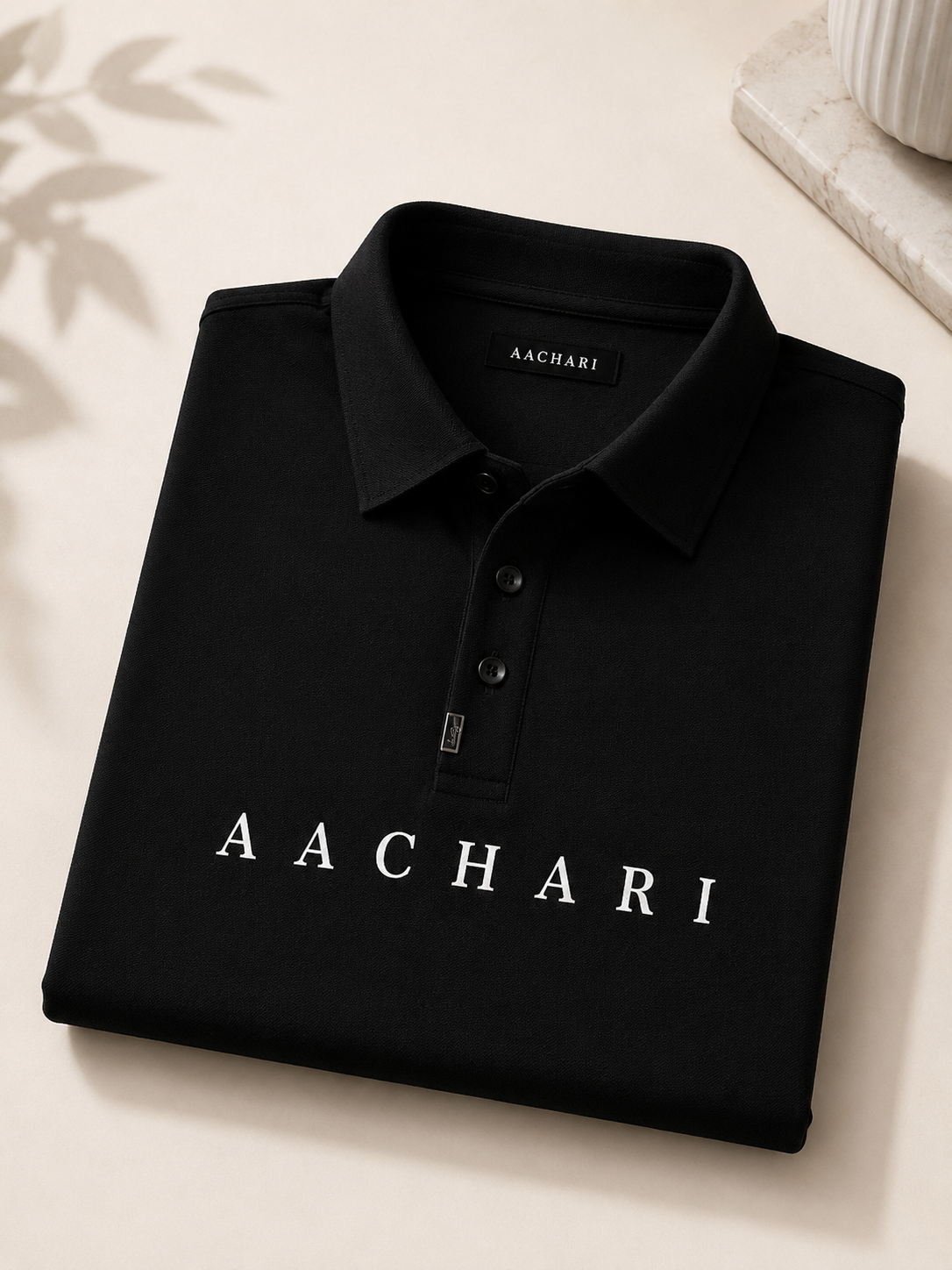 Black Signature Polo T-Shirt