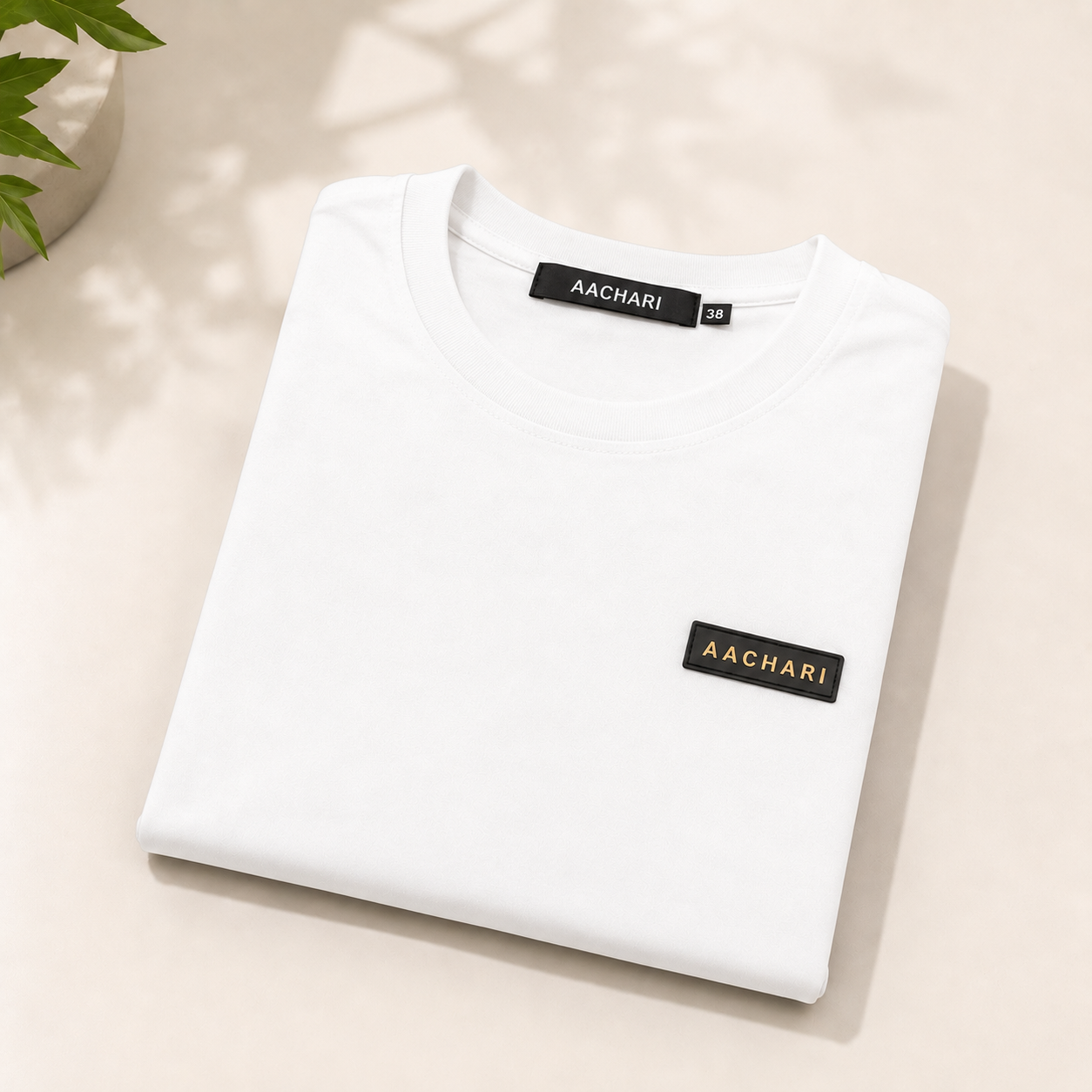 Signature Aachari White T-Shirt
