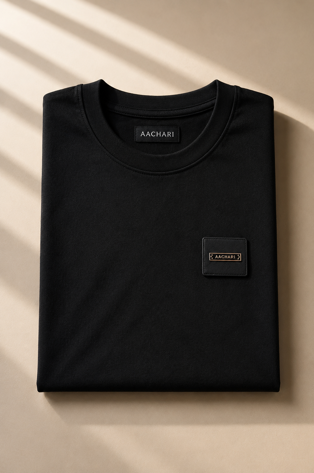 Classic Aachari Black T-Shirt