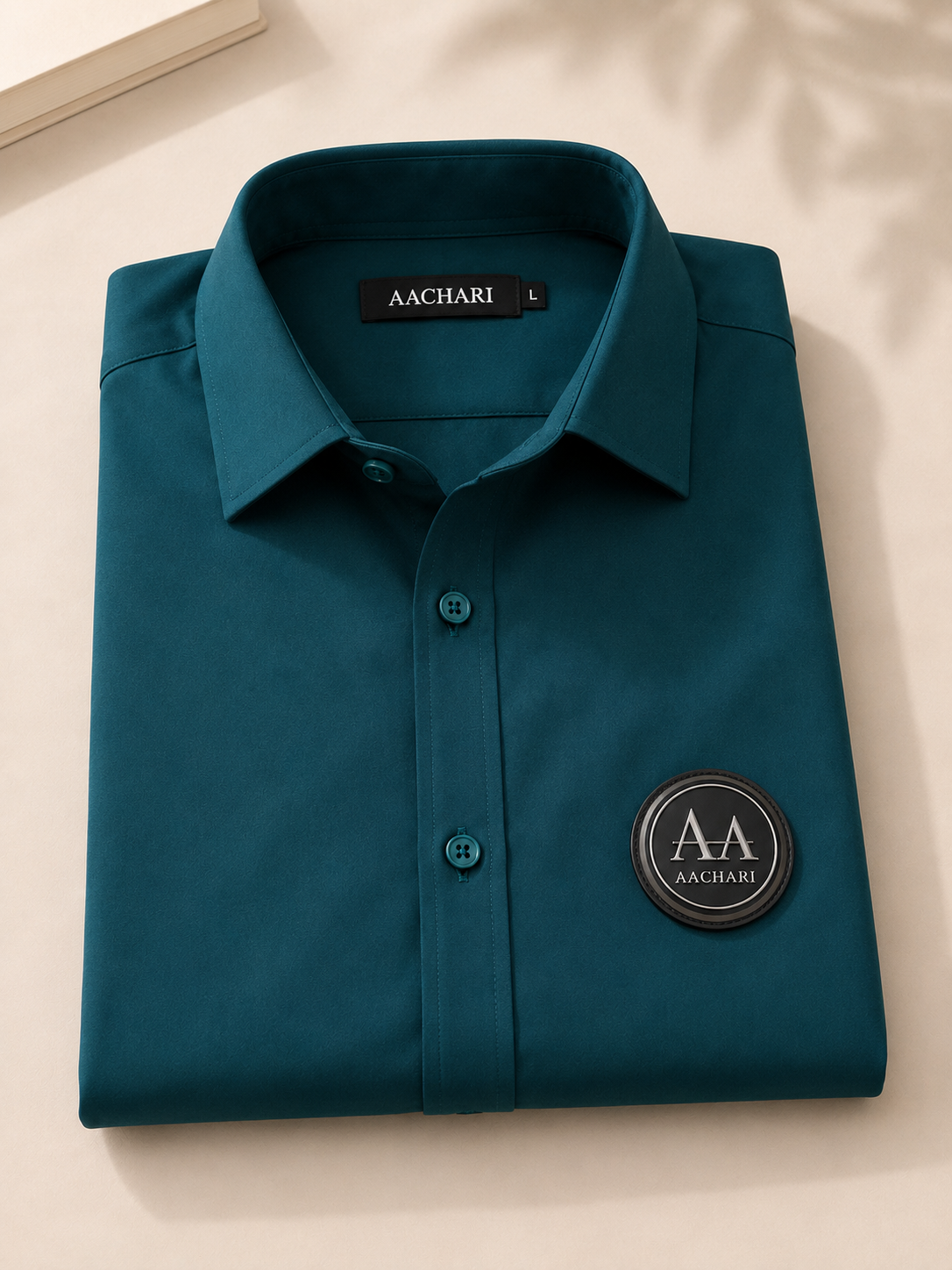 Classic Teal Full Sleeves Men's Shirt