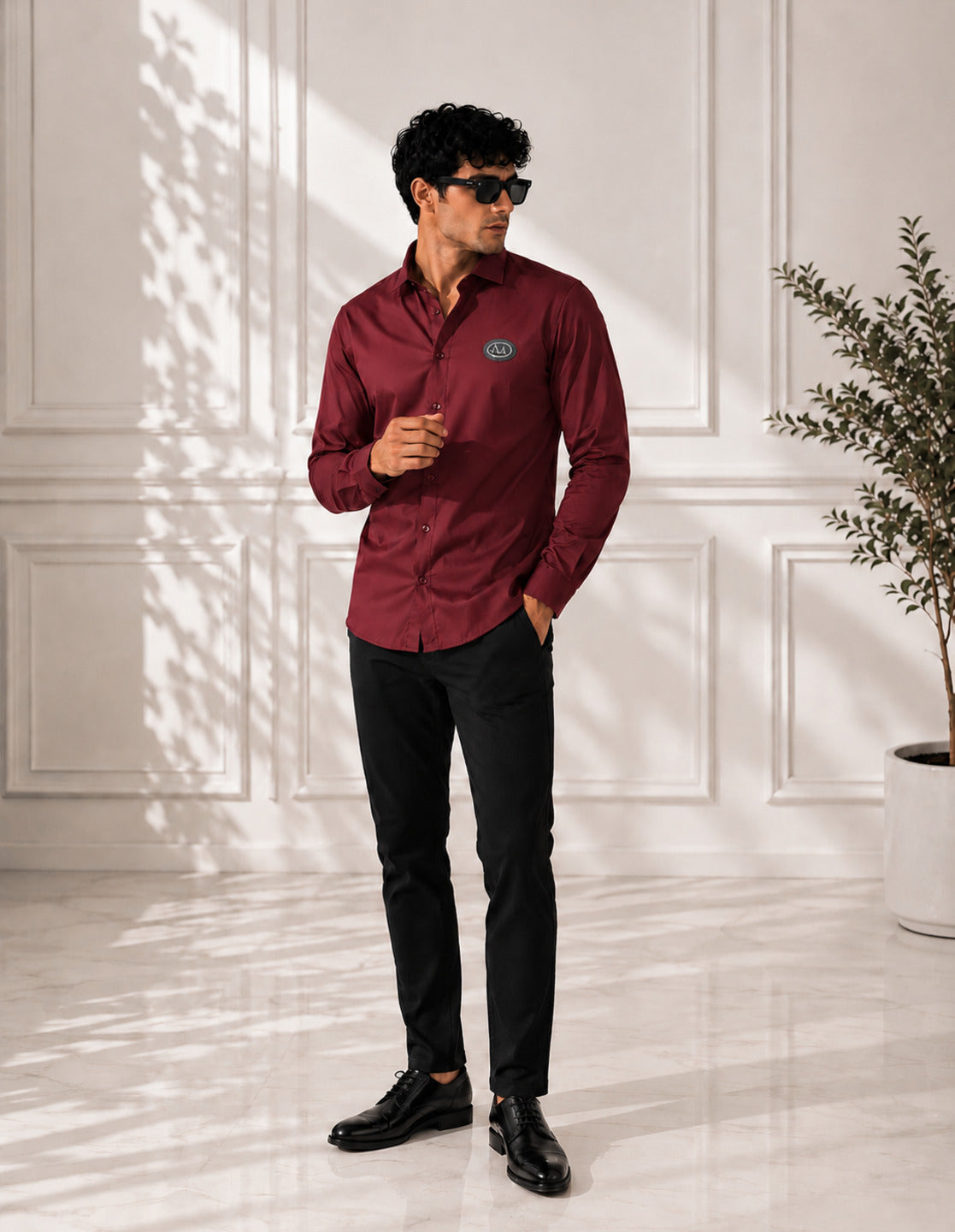 Classic Maroon Luxury Shirt