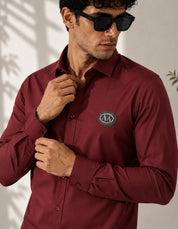 Classic Maroon Luxury Shirt