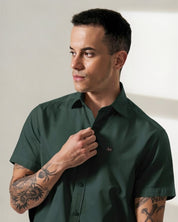 Short-Sleeve Button-Up
