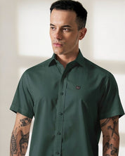 Short-Sleeve Button-Up
