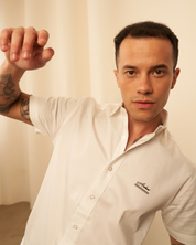 White Classic Half sleeve shirt