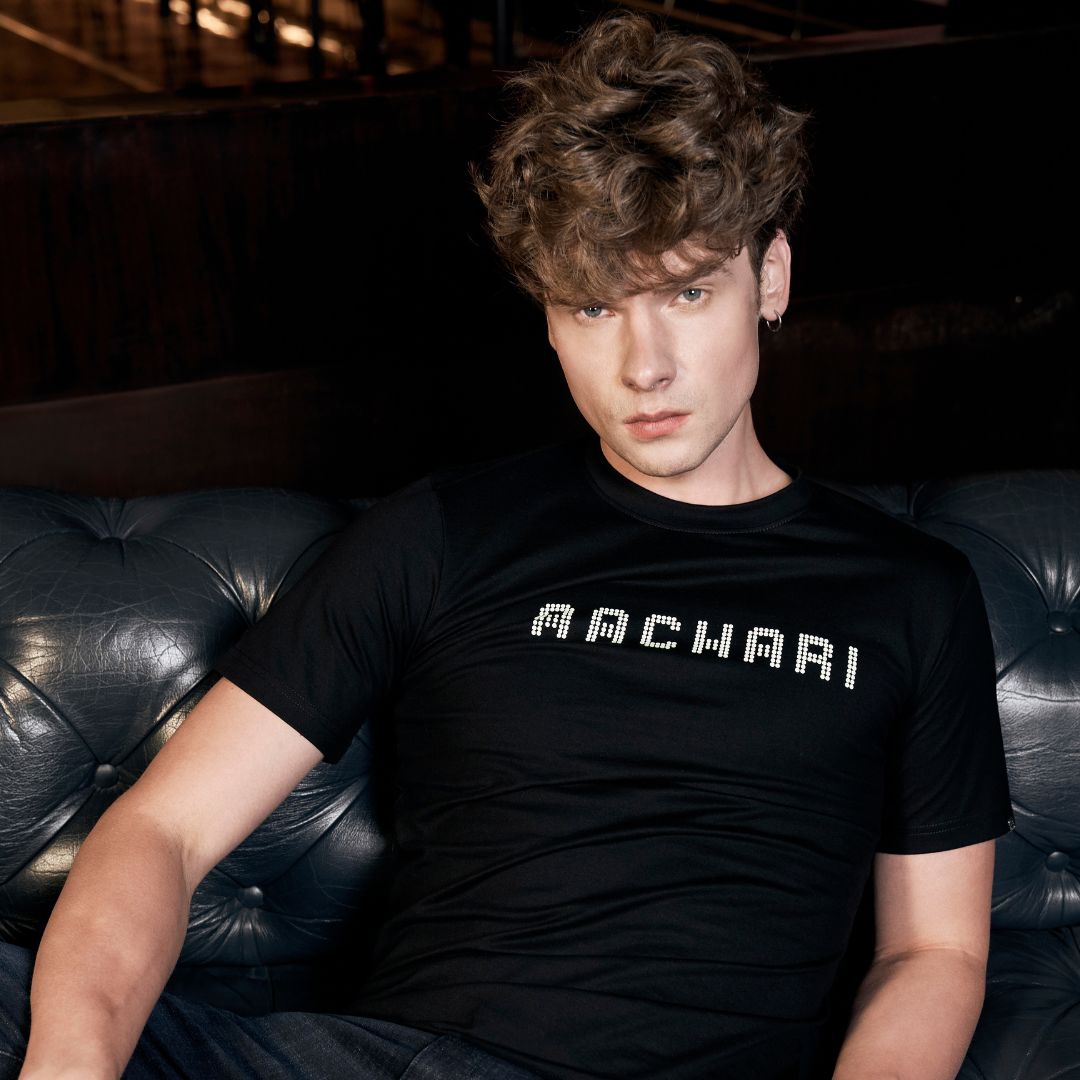 Classic Black T-shirt with Neon Green Tint