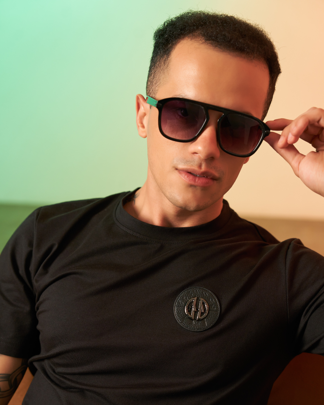 Premium Black Emblem T-Shirt