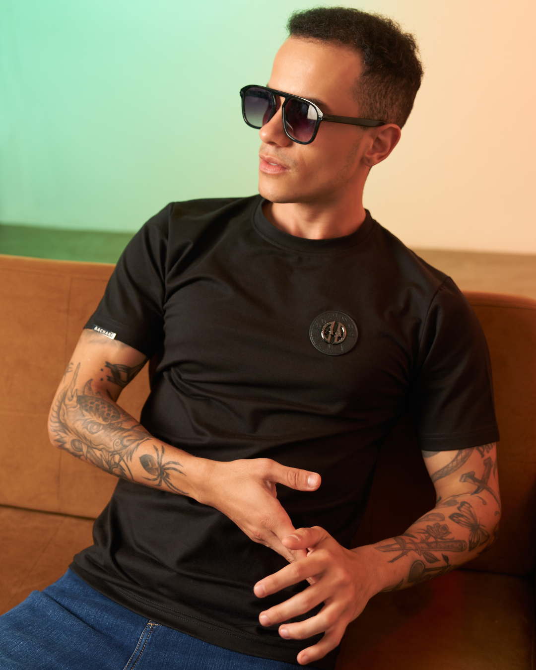 Premium Black Emblem T-Shirt