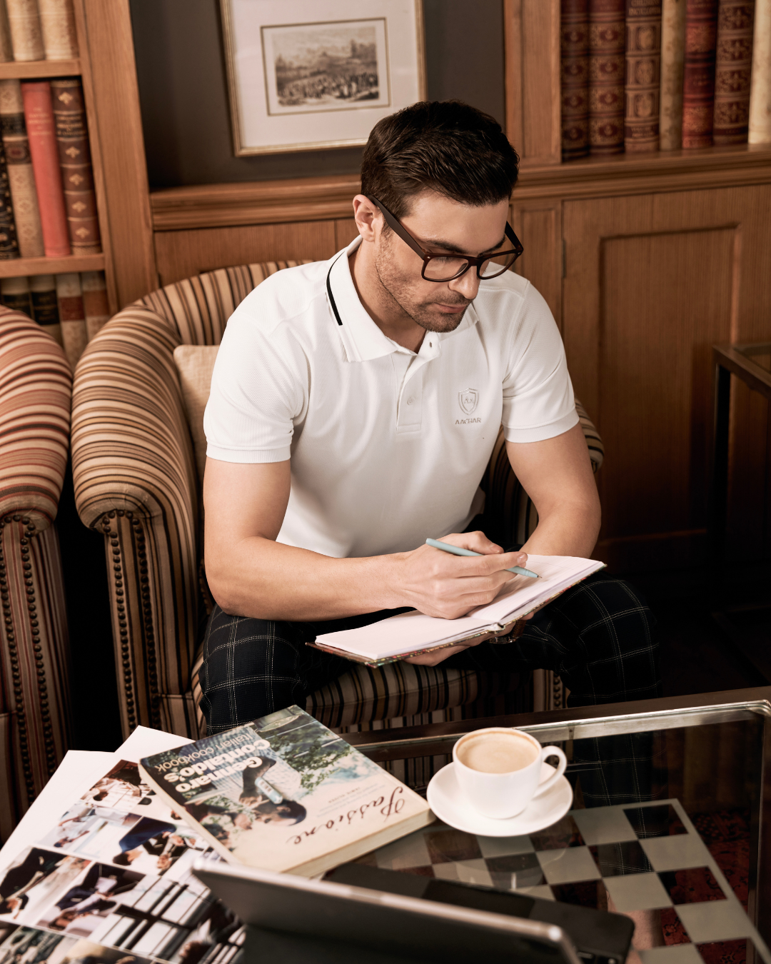 Premium White Polo T-Shirt | AACHARI