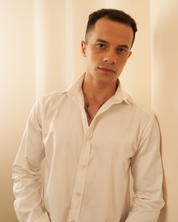 Men’s Slim Fit All White Shirt