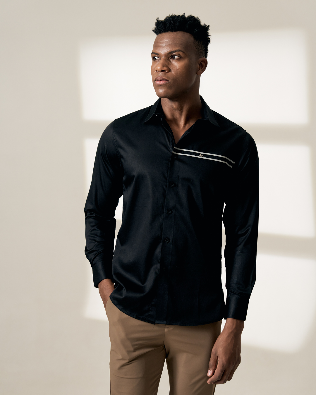 Greyline Classic Black Shirt