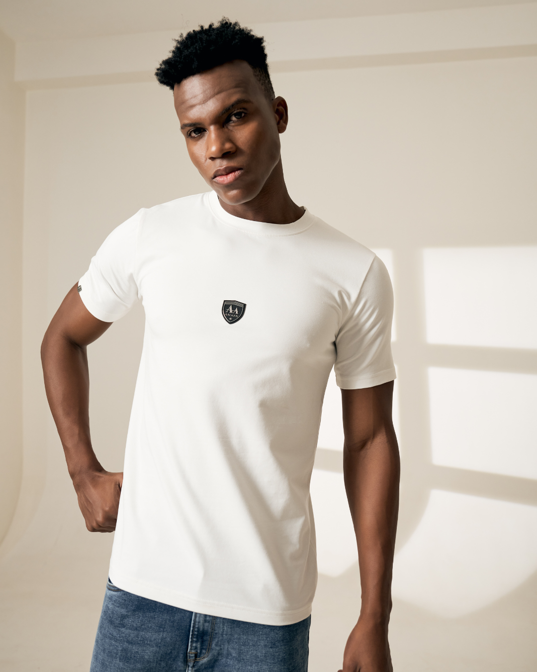 Aachari classic white Tee