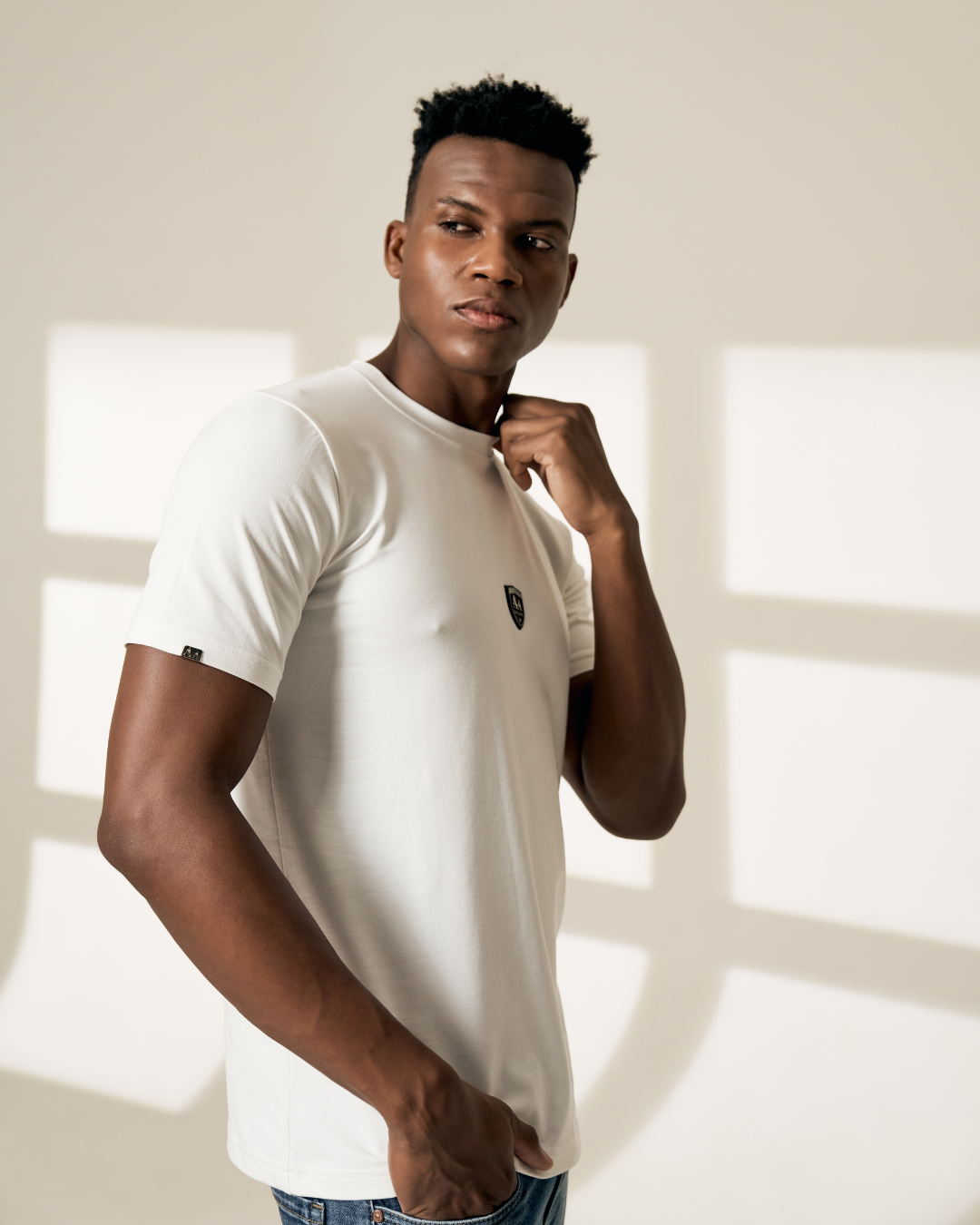 Aachari classic white Tee