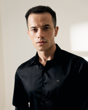 Classic White Slim-Fit Cotton Shirt for Men