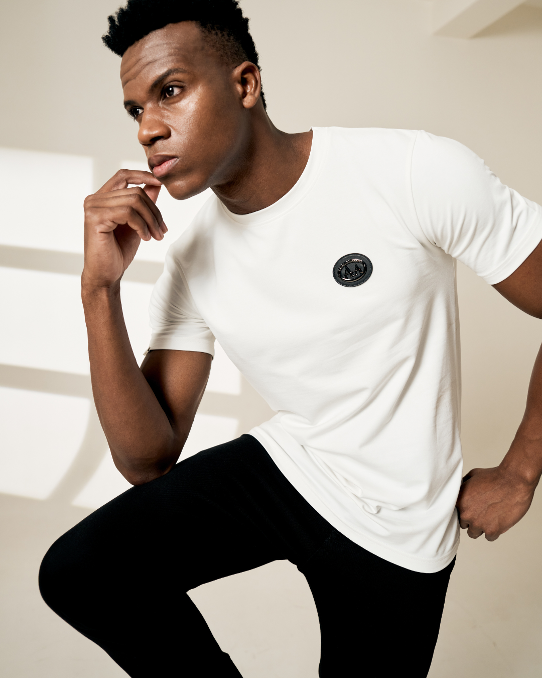 Aachari White Metal Tshirt