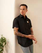Black Royale Shirt – Golden Logo
